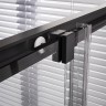 Душевой угол Veconi Premium Trento PTC-20B, 1100Х900x2000, черный матовый, стекло прозрачное