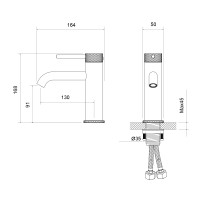 Смеситель для раковины Timo Saona 2461/13F никель