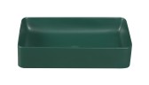 Раковина накладная MILLEAU Miel MU7060C-MHGN (матовый изумрудный / тёмно-зелёный)