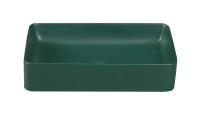 Раковина накладная MILLEAU Miel MU7060C-MHGN (матовый изумрудный / тёмно-зелёный)