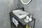 Раковина Gid N9047 51184 накладная белая 55x42x15