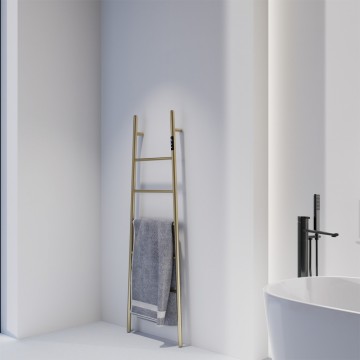 Полотенцесушитель электрический ABBER Treppe AH4705G золото матовое