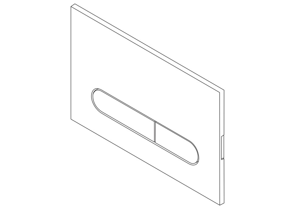 Кнопка смыва BelBagno PROSPERO BB004-PR-BIANCO, цвет-белый