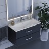 Тумба под раковину Uperwood Foster 90 см, черная