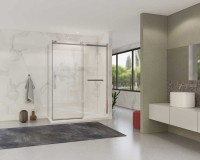 Душевой уголок Como Soft VSR-1CS8015CL, 1500*800, хром, стекло прозрачное