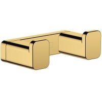 Крючок двойной Hansgrohe AddStoris полированное золото 41755990