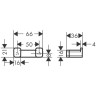 Крючок двойной Hansgrohe AddStoris полированное золото 41755990