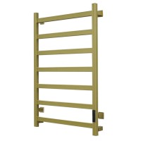 Полотенцесушитель электрический Оттимо Куадро 1750080GBR7EN 50*80 диммер R, золото брашированное