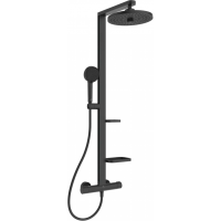 Душевая система ALU+ с термостатом Ideal Standard черный матовый