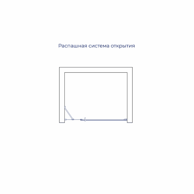 Душевая дверь RGW LE-008 (LE-003 + Z-09 + профиль A-14) 1500