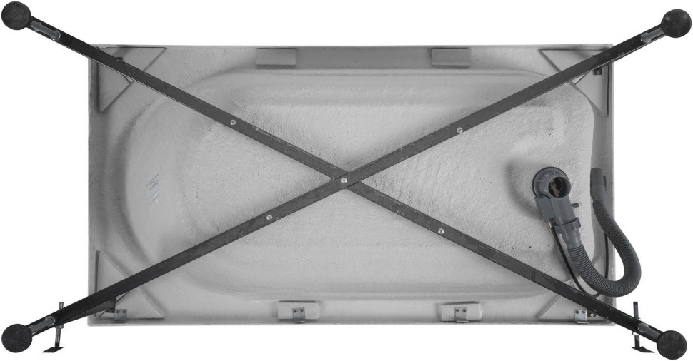 Акриловая ванна Aquanet West 130x70 (с каркасом)