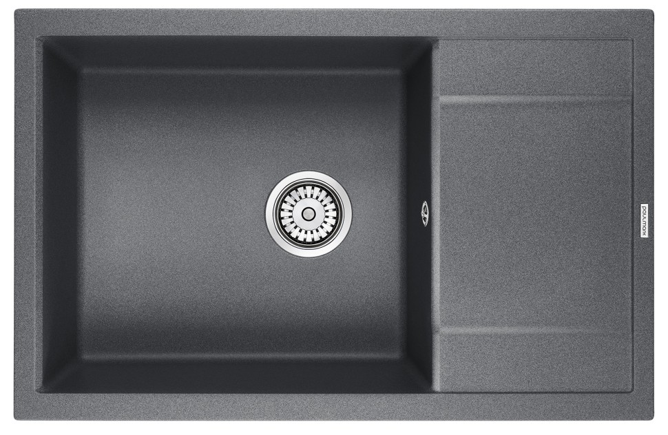 Мойка FLUGEN 60, IT-GRANIT, PM317850-DG, графит, 780х500 мм, Paulmark