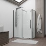 Душевой уголок RGW 140х100х195 см TO-48B TO-18B + Z-18B Прямоуг., Чёрный, Прозрачное, 6 мм Easy Clean (41074840-14)