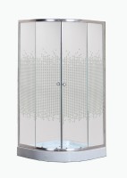 Душевой уголок Niagara Eco NG-001-14 (90х90х195) низкий поддон(13см),стекло мозаика,2 места