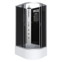 Душевая кабина Niagara Classic NG-2510-14LBKTG (120х80х210) высокий поддон(40см),стекло тонированное,4 места