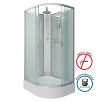 Душевая кабина Niagara Classic NG-33184-14LBKT (110х80х210) средний поддон(26см),стекло матовое,4 места