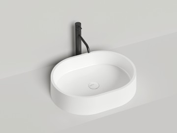 Раковина накладная GLORIA 10 560х440х125 S-Stone Матовое