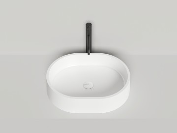 Раковина накладная GLORIA 10 560х440х125 S-Stone Матовое