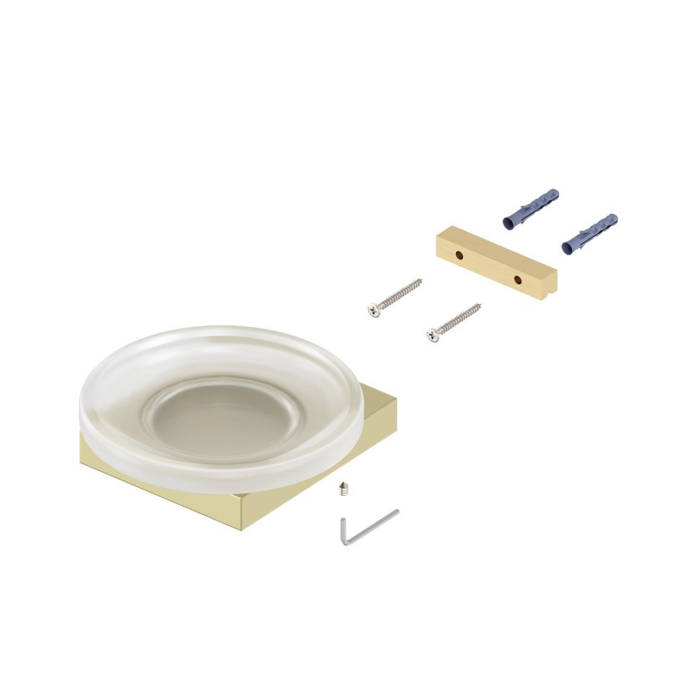 Мыльница Timo Petruma 15221/17 золото матовое