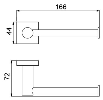 Бумагодержатель Timo Selene 12035/03 черный