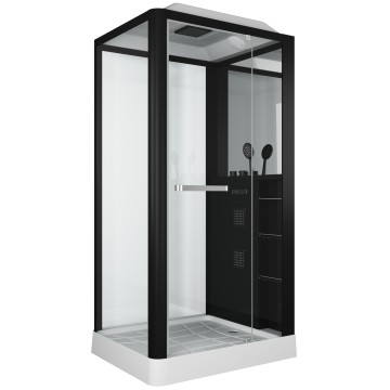 Душевая кабина Grossman Alba GR223 (90x110x225) дверь распашная,3 места