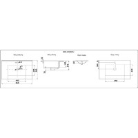 Раковина Ceramalux N YJ-803-80