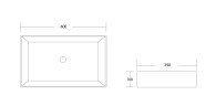 Раковина накладная MILLEAU Miel MU7060B-GW (белый глянец)