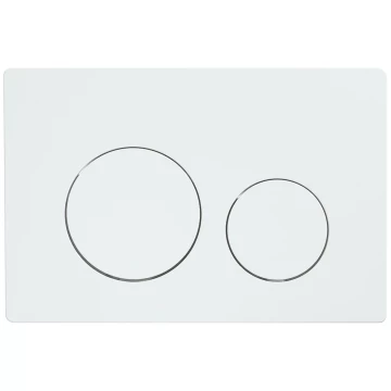 Кнопка смыва Veconi FLUSH V2, белый глянец