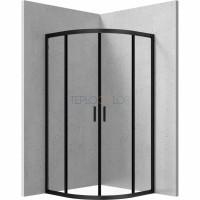 Душевая кабина, полукруглая, 80x80 см