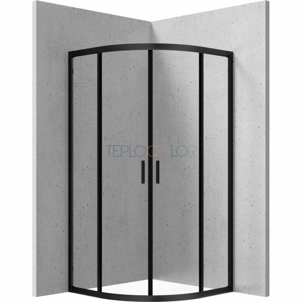 Душевая кабина, полукруглая, 80x80 см