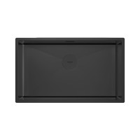 Мойка нерж. сталь NEXT 74 UNI, PM217444-MBN, матовый черный, 740х440мм, Paulmark 1,2мм