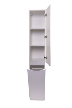 Колонна универсальная STYLE LINE "Бергамо L" с корзиной, Люкс антискрейтч белый, PLUS