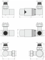 Автоматический терморегулятор 3D правый (G 1/2&quot; НР х G 3/4&quot; НГ)