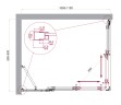 Душевой уголок BelBagno LUCE-AH-21-110/90-P-Cr
