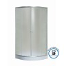 Душевой уголок Niagara Eco NG-003-14 (80х80х195) низкий поддон(13см),стекло матовое,2 места