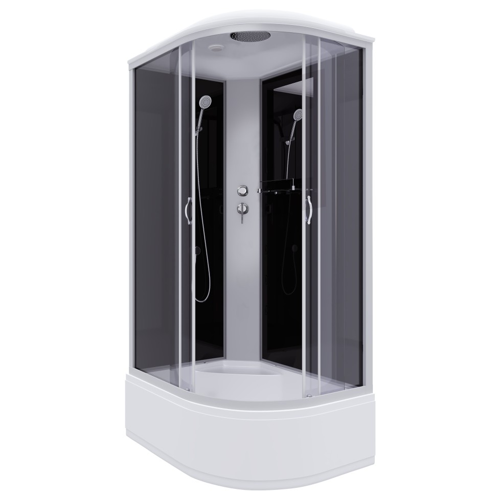 Душевая кабина Niagara Classic NG-2510-14L (120х80х215) высокий поддон(40см),стекло тонированное,4 места