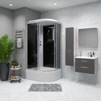Душевая кабина Niagara Classic NG-2510-14L (120х80х215) высокий поддон(40см),стекло тонированное,4 места