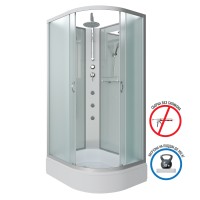 Душевая кабина Niagara Classic NG-33184-14LBKTG (110х80х210) средний поддон(26см),стекло матовое,4 места