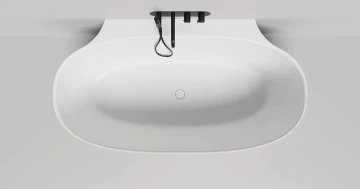 Ванна пристенная ALDA WALL 170 S-Sense Глянцевое
