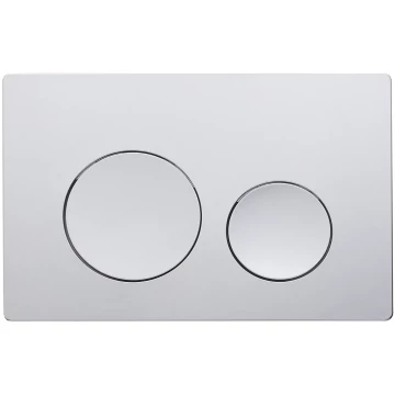 Кнопка смыва Veconi FLUSH V2, хром глянец