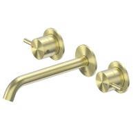 Смеситель ABBER Wasser Kreis 316 AF81123BG-L для раковины скрытого монтажа, брашированное светлое золото