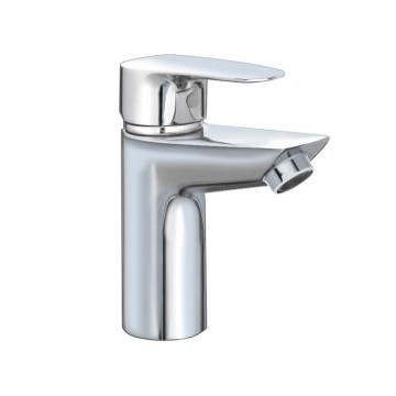 AQM P6111 AQUAme Prato Смеситель для раковины с донным клапаном, хром, однорычажный.