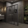 Душевой угол раздвижной PR4/L-SP-20090-01-GR-C4