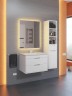 Тумба под раковину для ванной подвесная Uperwood Modul 61х44,4х55 см, белаяатовая