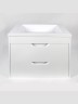 Тумба под раковину для ванной подвесная Uperwood Modul 61х44,4х55 см, белаяатовая
