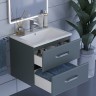 Тумба под раковину Uperwood Foster 60 см, серый графит