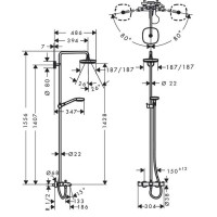 Душевая система Hansgrohe Croma Select E хром (27352400)