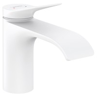 Смеситель для раковины Hansgrohe Vivenis без сливного гарнитура 75012700, белый матовый