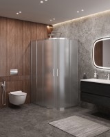 Душевой уголок CEZARES MOLVENO-RH-2-130/100-P-Cr