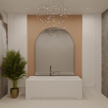 Ванна из искусственного камня FRESCA matt , 1700х750, белый, матовый